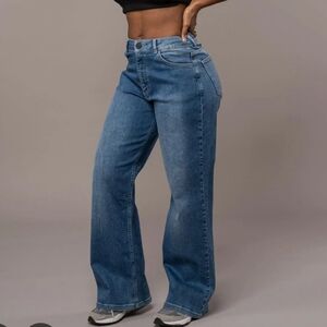 Fitjeans Baggy Jeans - Azure Blue, size Small